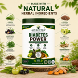 AYURCETRA Diabetes Power Powder | Ayurvedic Blood Sugar Support | 10+ Herbs | 200g