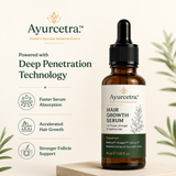 Ayurcetra Hair Growth Serum 30ml | Redensyl, Anagain & Baicapil Formula