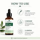 Ayurcetra Advanced Anti-Grey Hair Serum with Silverfree Peptide, Rosemary & Biotin – 50ml