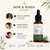 Ayurcetra Hair Growth Serum 30ml | Redensyl, Anagain & Baicapil Formula